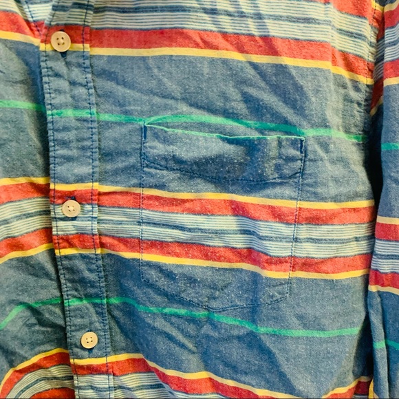 ⭐️BHAWKINGs MCGILL Stripe Button Down - Picture 3 of 6